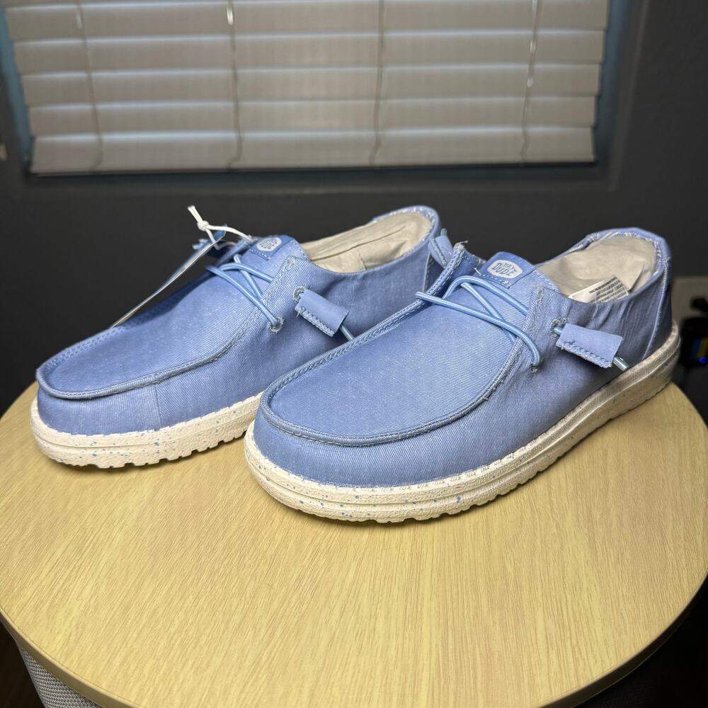Hey Dude Wendy Stretch Canvas, Hydgrangea Blue, US W6